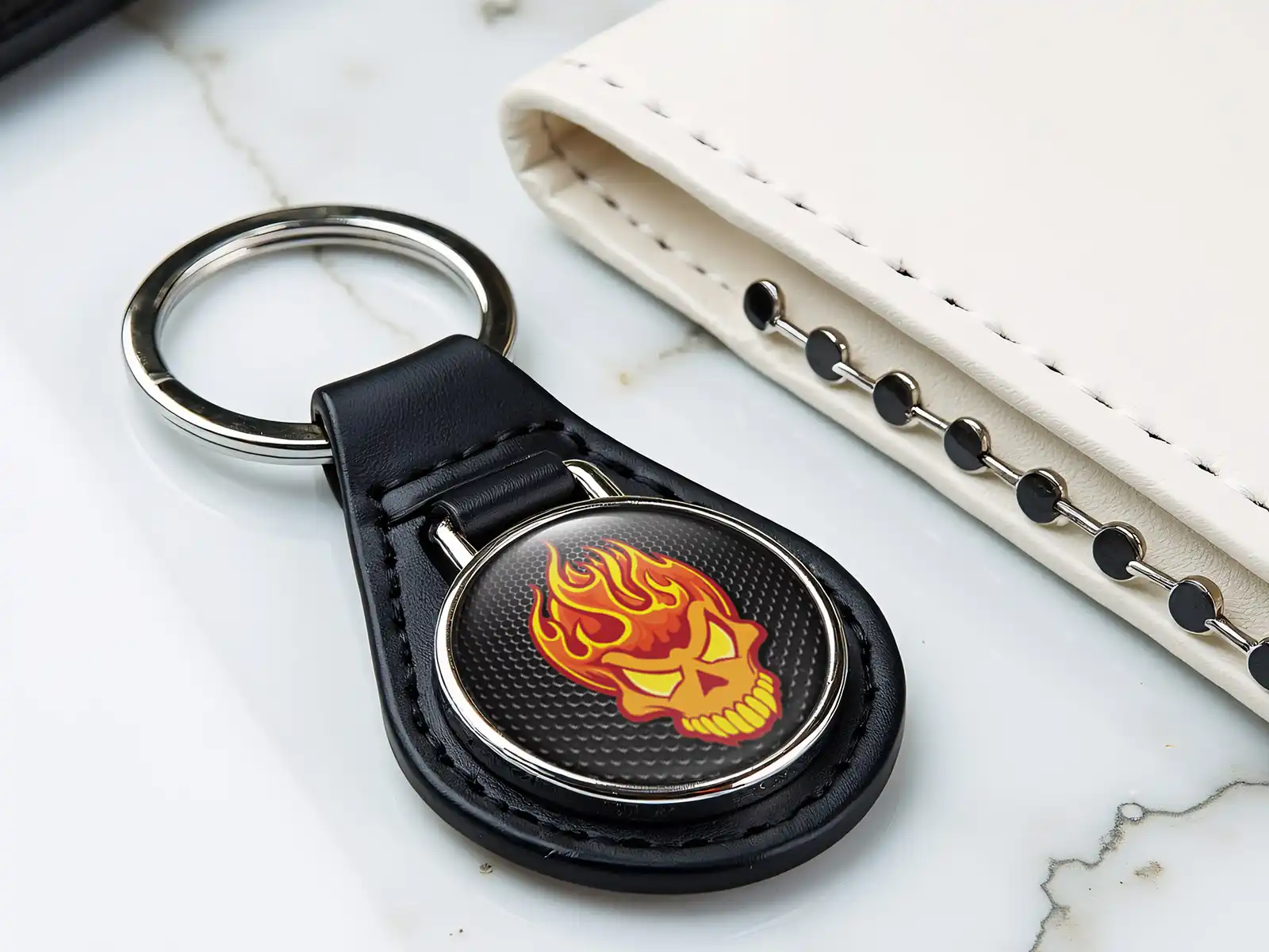 Personalized Keychains Durable Glossy Racing Look